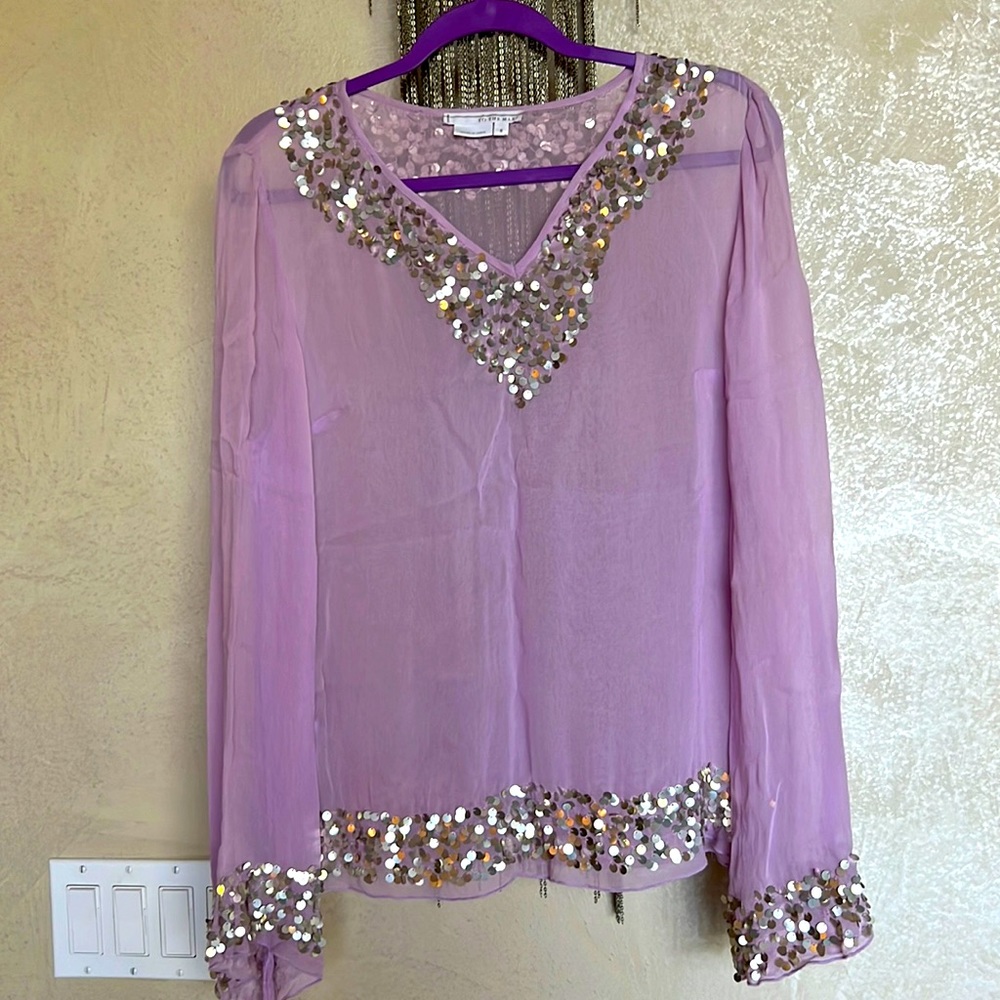 To The Max Sequin sheer top beach party 8